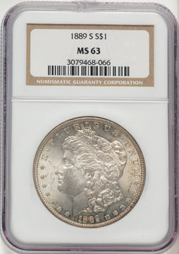 1889-S Morgan Dollar NGC MS63