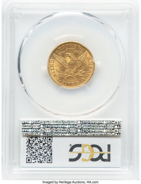 1889 $5 Liberty Half Eagle PCGS MS62