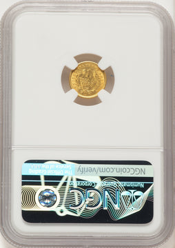 1853-O G$1 Gold Dollar NGC MS62 1853-O G$1 Gold Dollar NGC MS62
