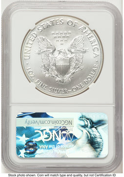 2017-(W) Silver Eagle FDI Kenneth Bressett Red Book NGC MS70 2017-(W) Silver Eagle FDI Kenneth Bressett Red Book NGC MS70