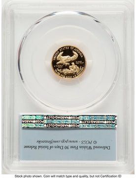 2017-W Proof Gold Eagle 1/10 oz FS Flag PCGS PR70 2017-W Proof Gold Eagle 1/10 oz FS Flag PCGS PR70