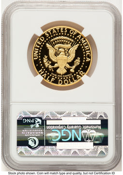 2014-W 50C Gold JFK 50th Anniversary ER JFK Ask Not Label Proof Kennedy Half Dollar NGC PR70 2014-W 50C Gold JFK 50th Anniversary ER JFK Ask Not Label Proof Kennedy Half Dollar NGC PR70