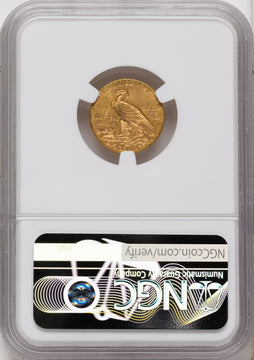 1913 $2.50 Indian Quarter Eagle NGC MS62 1913 $2.50 Indian Quarter Eagle NGC MS62