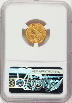 1911 $2.50 Indian Quarter Eagle NGC MS62 1911 $2.50 Indian Quarter Eagle NGC MS62