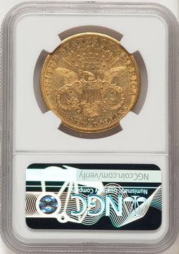 1879-CC $20 Liberty Double Eagle NGC AU53 1879-CC $20 Liberty Double Eagle NGC AU53