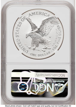 2026-W Enhanced Silver Eagle 1 oz ER Blue NGC MS70 2026-W Enhanced Silver Eagle 1 oz ER Blue NGC MS70