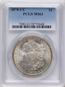 1878-CC Morgan Dollar PCGS MS63 1878-CC Morgan Dollar PCGS MS63