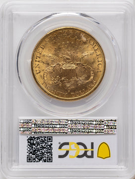 1883-S $20 Blue Gradient Liberty Double Eagle PCGS MS61 1883-S $20 Blue Gradient Liberty Double Eagle PCGS MS61