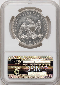 1842 Seated Dollar NGC AU58 1842 Seated Dollar NGC AU58