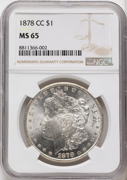 1878-CC Morgan Dollar NGC MS65 1878-CC Morgan Dollar NGC MS65