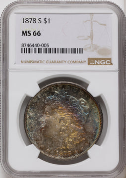 1878-S Morgan Dollar NGC MS66 1878-S Morgan Dollar NGC MS66