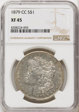 1879-CC Morgan Dollar NGC XF45 1879-CC Morgan Dollar NGC XF45