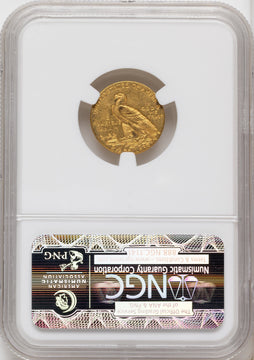1908 $2.50 Indian Quarter Eagle NGC MS62 1908 $2.50 Indian Quarter Eagle NGC MS62