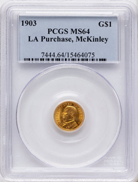1903 G$1 MCKIN Commemorative Gold PCGS MS64 1903 G$1 MCKIN Commemorative Gold PCGS MS64
