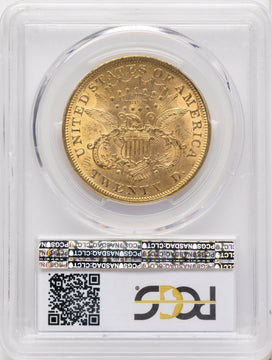 1873 $20 OPEN 3 Liberty Double Eagle PCGS MS62 1873 $20 OPEN 3 Liberty Double Eagle PCGS MS62