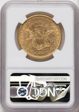 1853/'2' $20 FS-301 Liberty Double Eagle NGC AU50 1853/'2' $20 FS-301 Liberty Double Eagle NGC AU50
