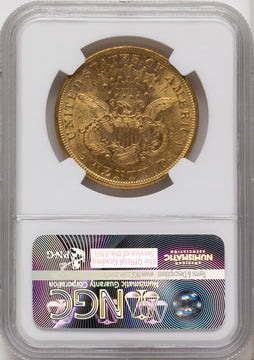 1876 $20 CAC Liberty Double Eagle NGC MS61 1876 $20 CAC Liberty Double Eagle NGC MS61