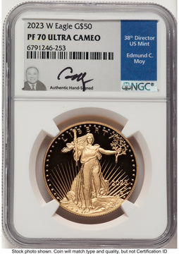 2023-W Proof Gold Eagle 1 oz NGC PF70 Ed Moy 2023-W Proof Gold Eagle 1 oz NGC PF70 Ed Moy
