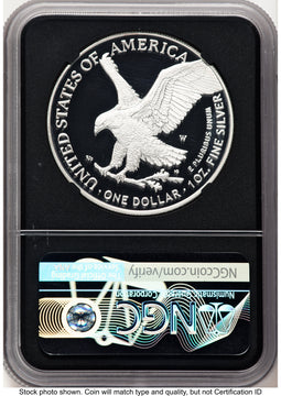 2023-W Proof Silver Eagle 1 oz FDI Michael Gaudioso NGC PF70 2023-W Proof Silver Eagle 1 oz FDI Michael Gaudioso NGC PF70