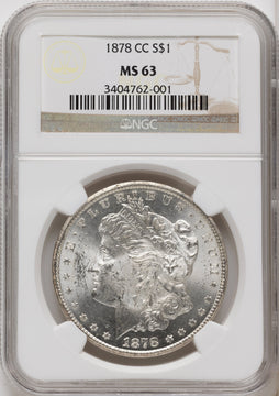 1878-CC Morgan Dollar NGC MS63 1878-CC Morgan Dollar NGC MS63