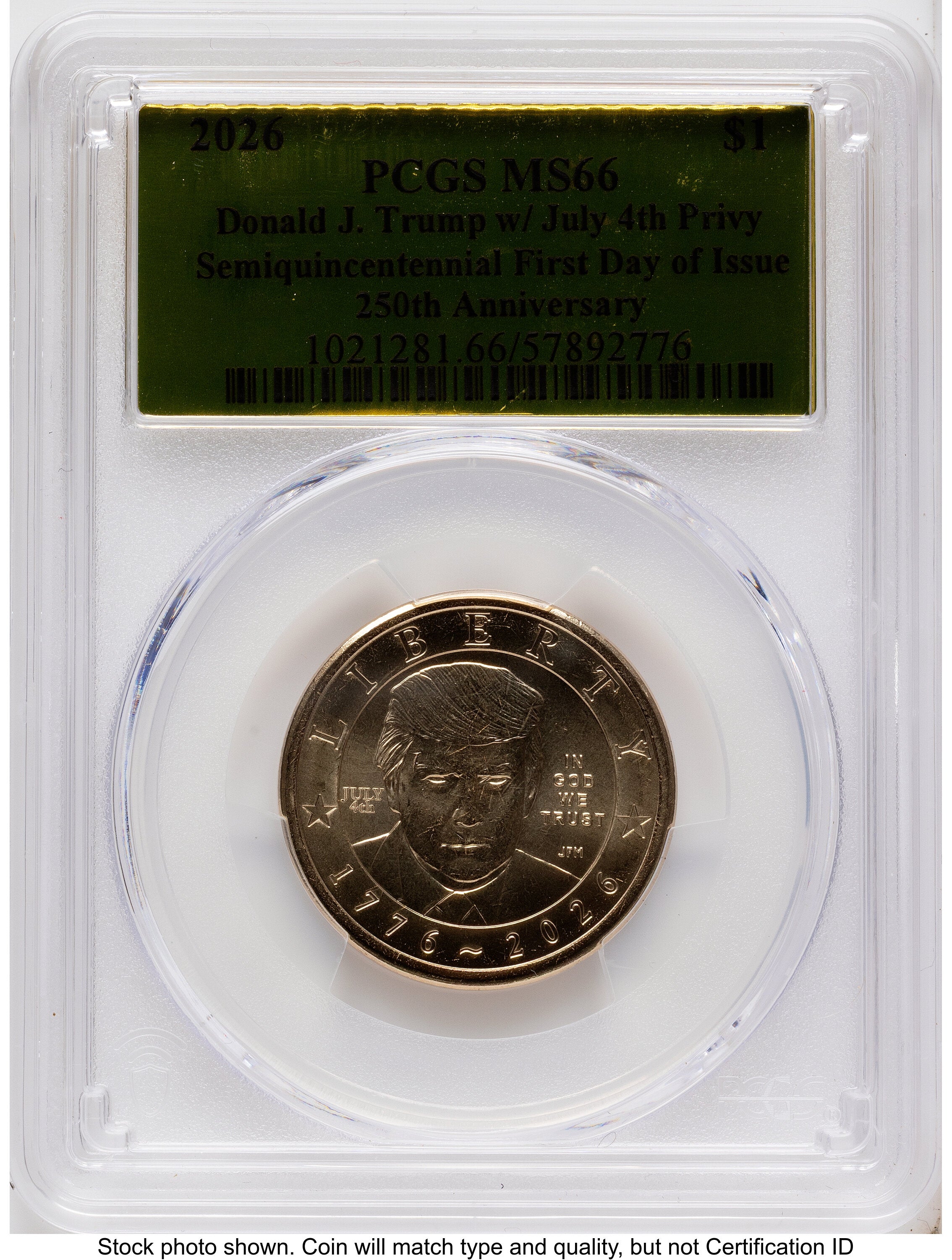 2026 Semiquincentennial President Donald J. Trump $1 (Privy Mark