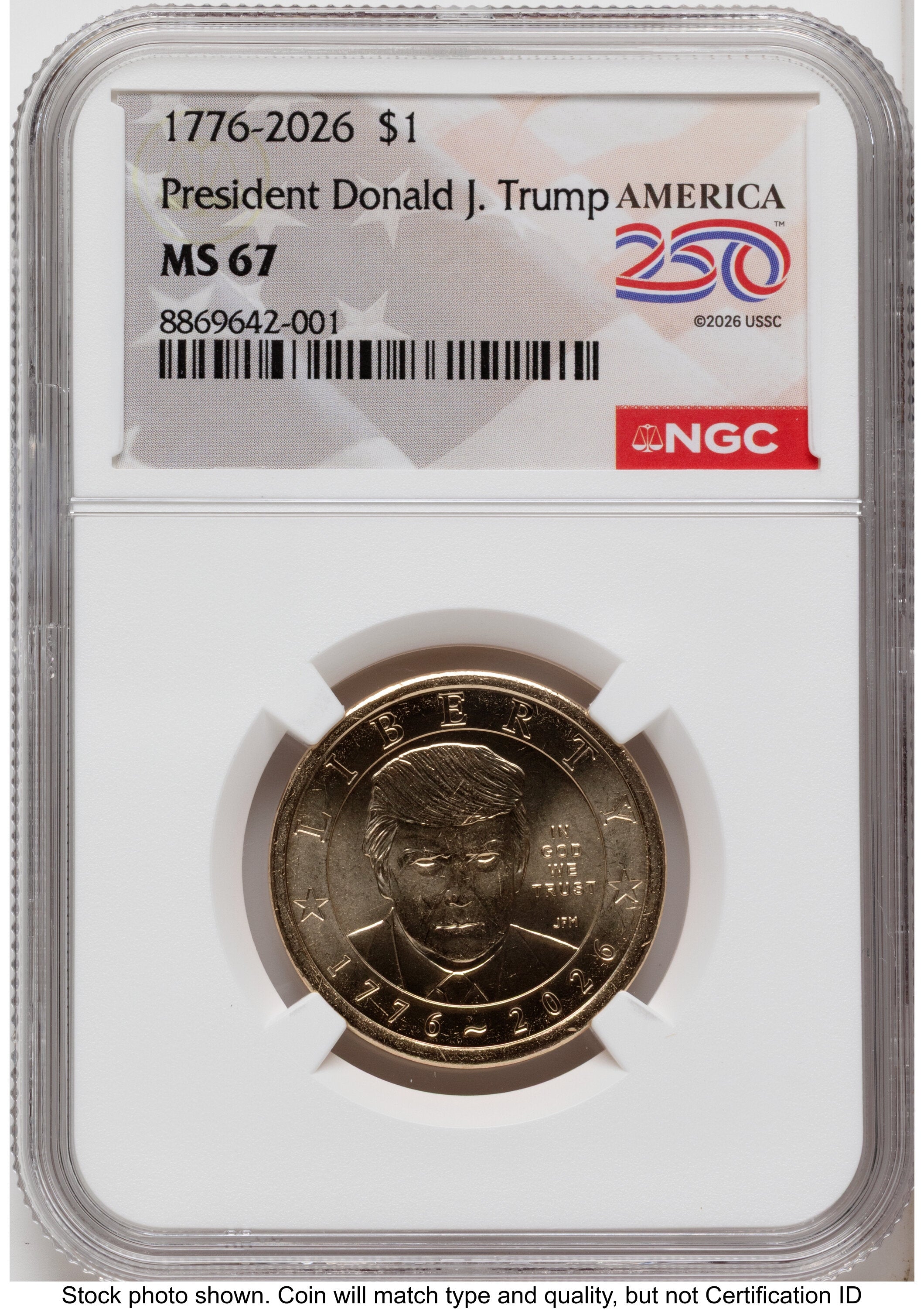 【新品・未開封】PRESIDENT 2026.9.18号 2026 Semiquincentennial President Donald J. Trump $1 America 250