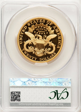 1897 $20 CACG Secure Proof Liberty Double Eagle CACG PR65