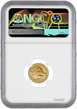 2023 $5 Tenth Ounce American Gold Eagle FDI NGC MS70 Ron Harrigal Signed