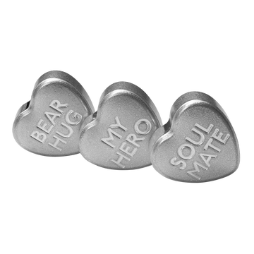 2023 Sweethearts® .9999 Pure Silver Hearts Set 10gm Three Coin Set 30gm Total