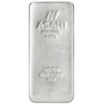 100 oz Asahi Silver Bar (New)