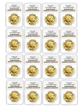 2006-2023 American Gold Buffalos Complete Date Run NGC PF70