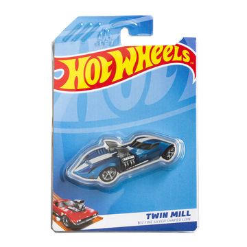 1 oz PAMP Suisse Silver 2023 Hot Wheels Twin Mill™ Colored Coin $2