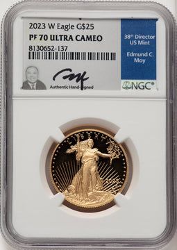 2023-W Gold Eagle 4-Coin Set NGC MS70 Ed Moy