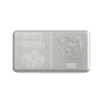 75th Anniversary Bazooka Joe® 40 Gram .9999 Silver Wafer with Comic Strip Box