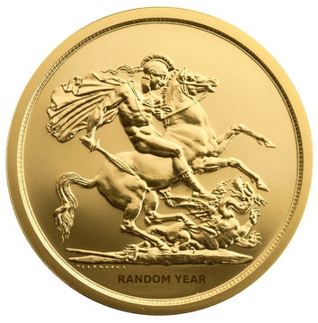 British English Gold Sovereign New Queen Elizabeth
