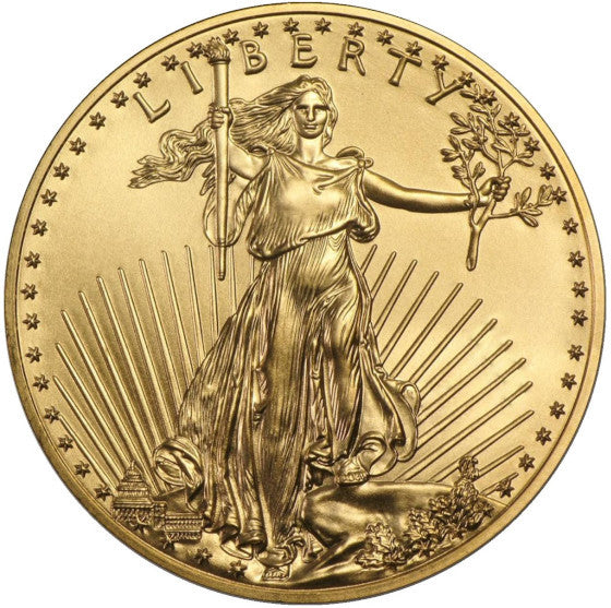 1/2 oz American Gold Eagle Coin BU | LCR Coin