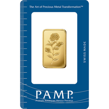 20 Gram PAMP Suisse Rosa Gold Bar New w/ Assay