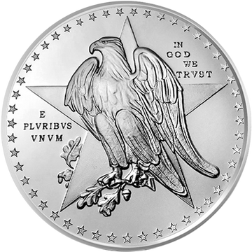 1 oz Silver Texas Round Centennial Remember the Alamo