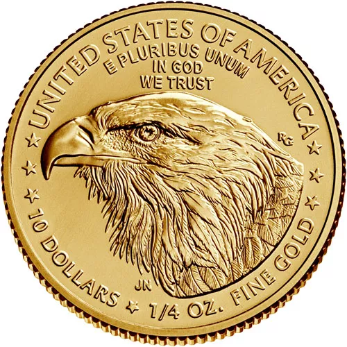 2022 1/4 oz American Gold Eagle Coin BU