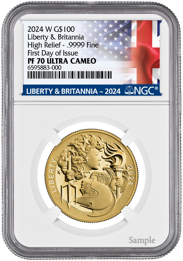 A Historic Collaboration: The 2024 Britannia and Liberty Gold and Silver Coins