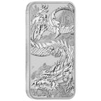 2023 Silver 1 oz Australia Perth Dragon Rectangular Coin BU