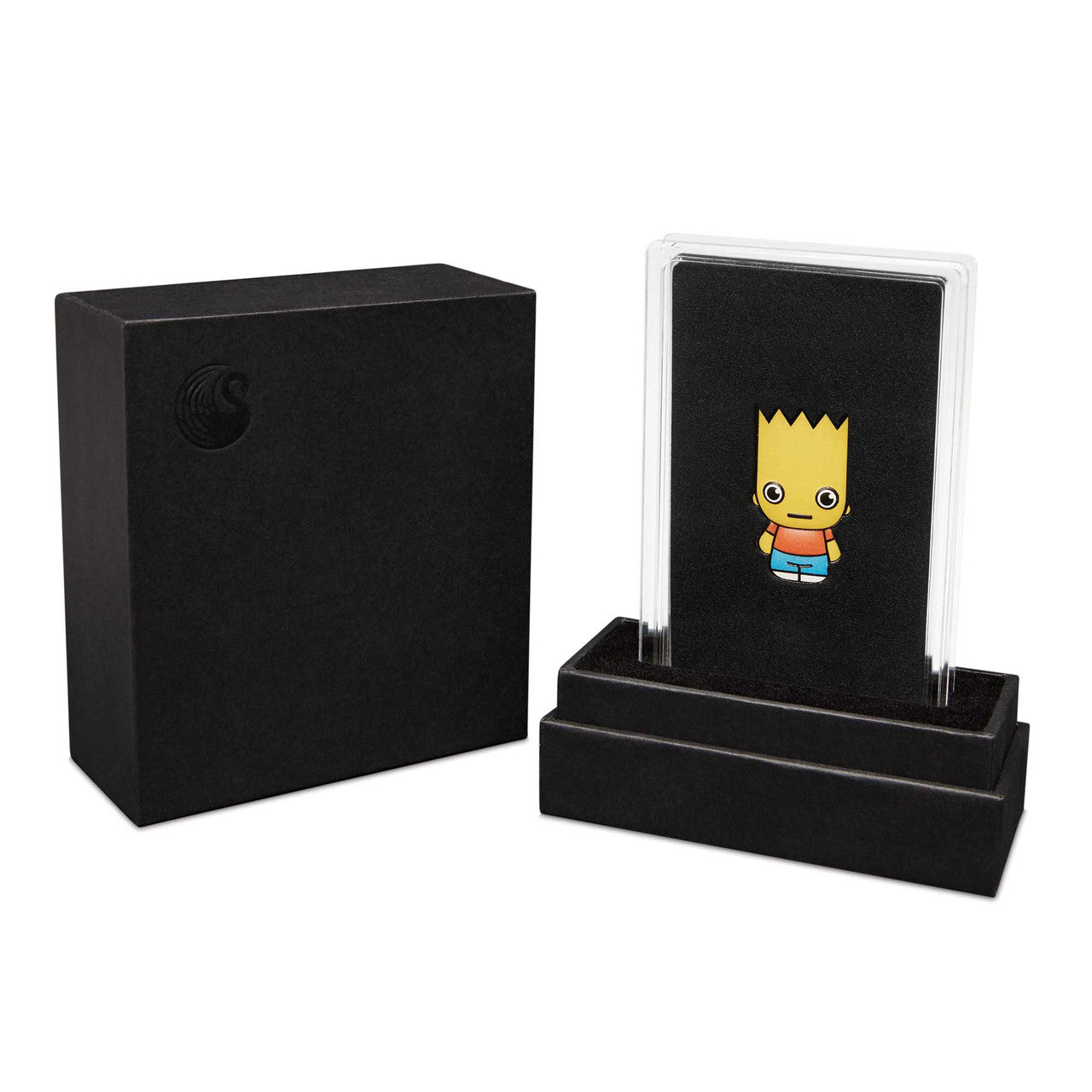 2022 1 oz Bart Simpson .999 Silver Minted Mini Coin With Presentation Case