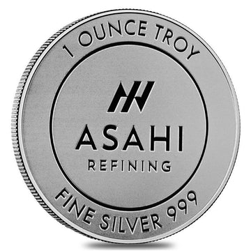 1 oz Asahi Refining .999 Silver Round