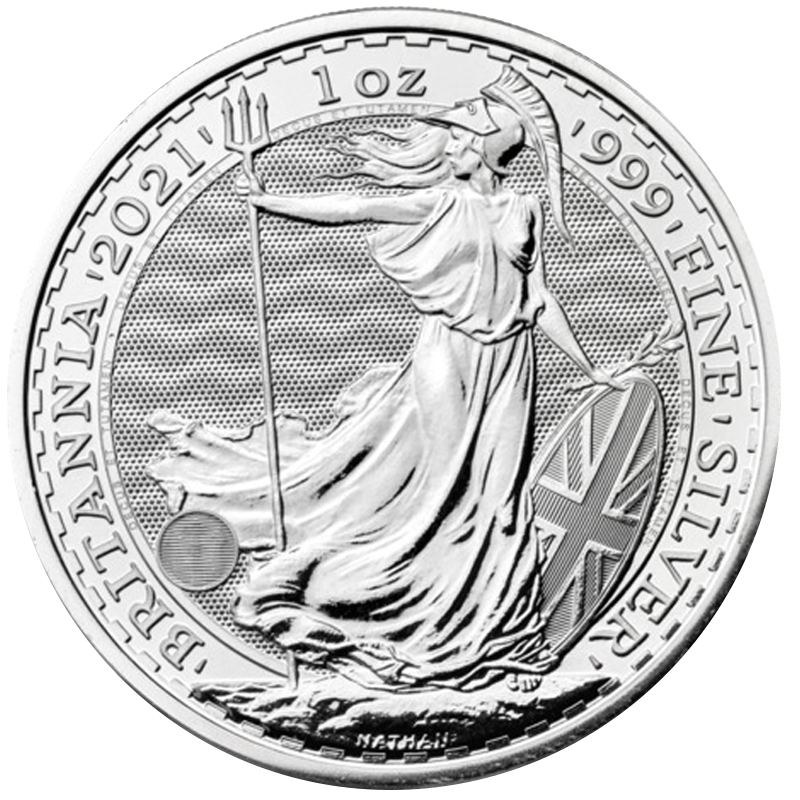 2021 1 oz Silver Britannia Great Britain