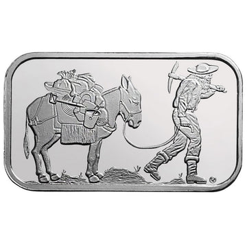 1 oz SilverTowne Prospector Silver Bar