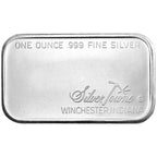 1 oz SilverTowne Retro Prospector Silver Bar