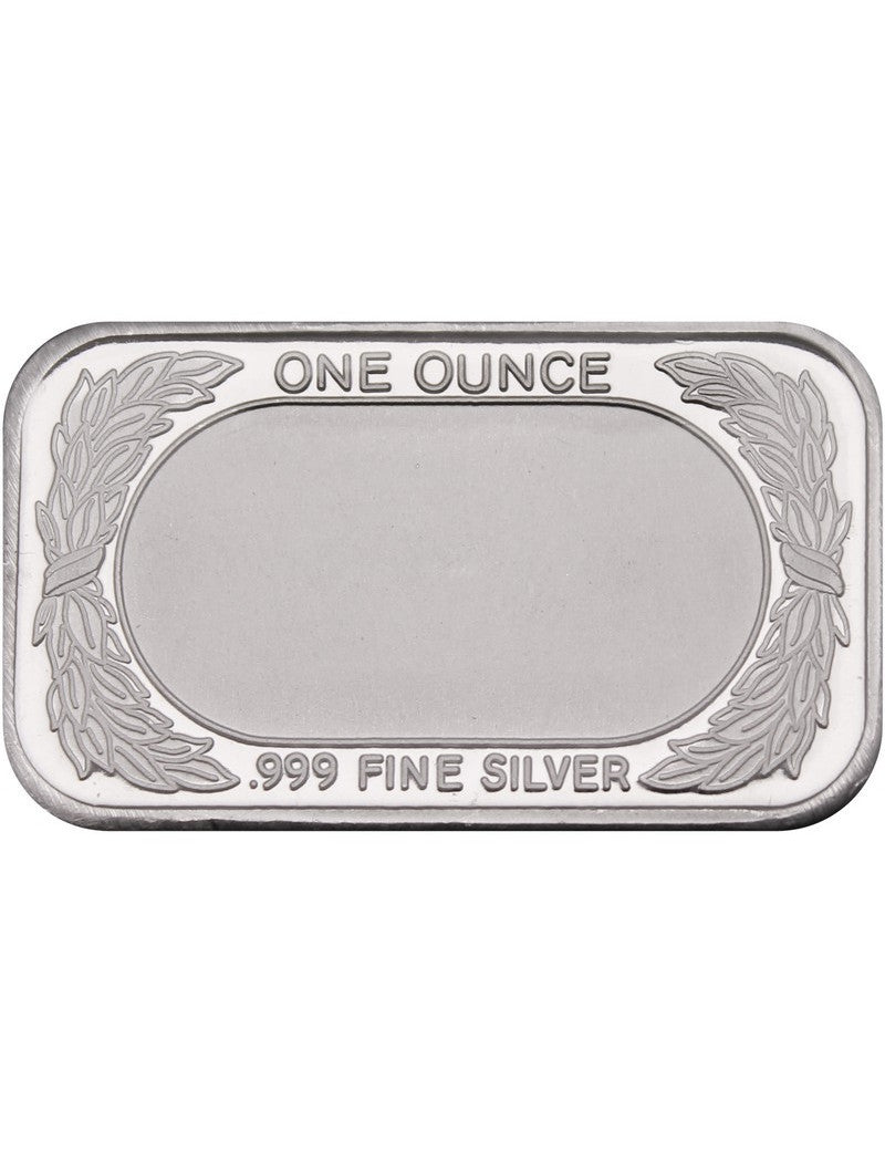 1 oz SilverTowne American Flag Silver Bar
