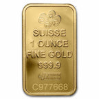 1 oz Gold Bar PAMP Suisse Lady Fortuna Veriscan® w/Assay