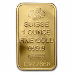 1 oz Gold PAMP Suisse Lady Fortuna Bar Veriscan® w/Assay