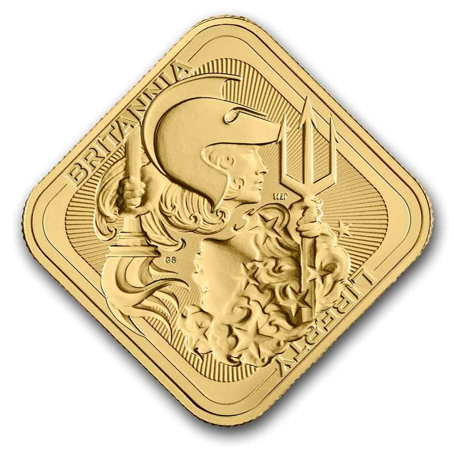 1 oz Britannia and Liberty Gold Bar
